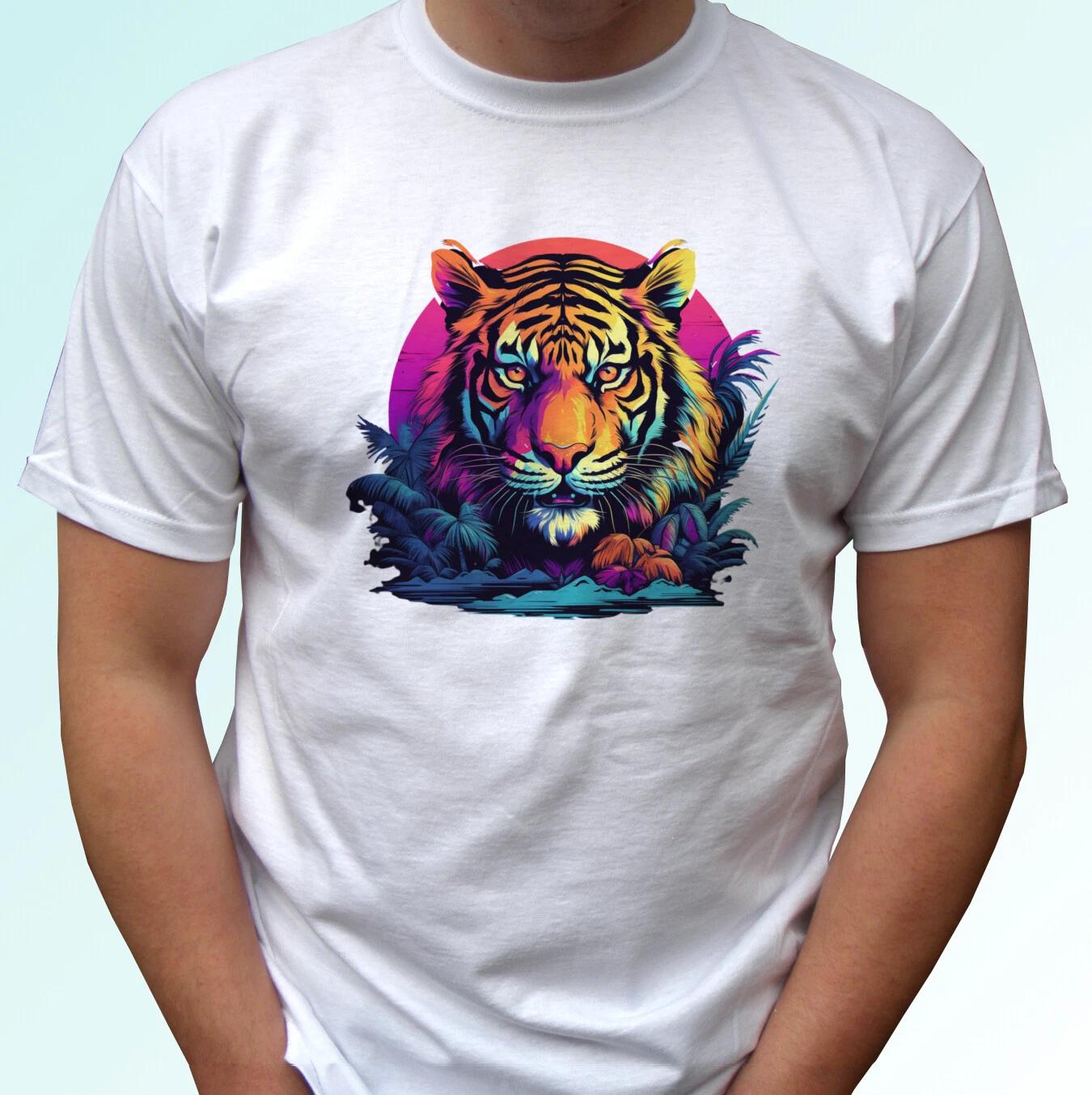Tiger kids boys T-Shirt tee top wild cat tigris paint gift s s kids baby sizes 160
Tiger kids boys T-Shirt tee top wild cat tigris paint gift s s kids baby sizes 160