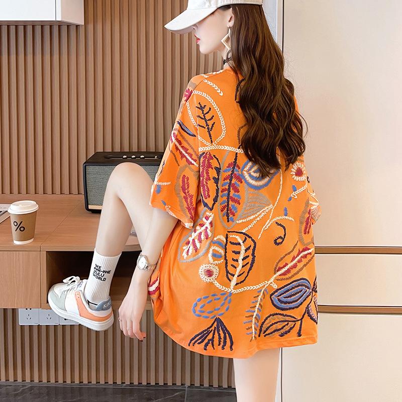 Летняя модная графическая футболка женская повседневная с круглым вырезом и короткими рукавами Y2k футболка верхняя женская одежда S оранжевый
Летняя модная графическая футболка женская повседневная с круглым вырезом и короткими рукавами Y2k футболка верхняя женская одежда S оранжевый