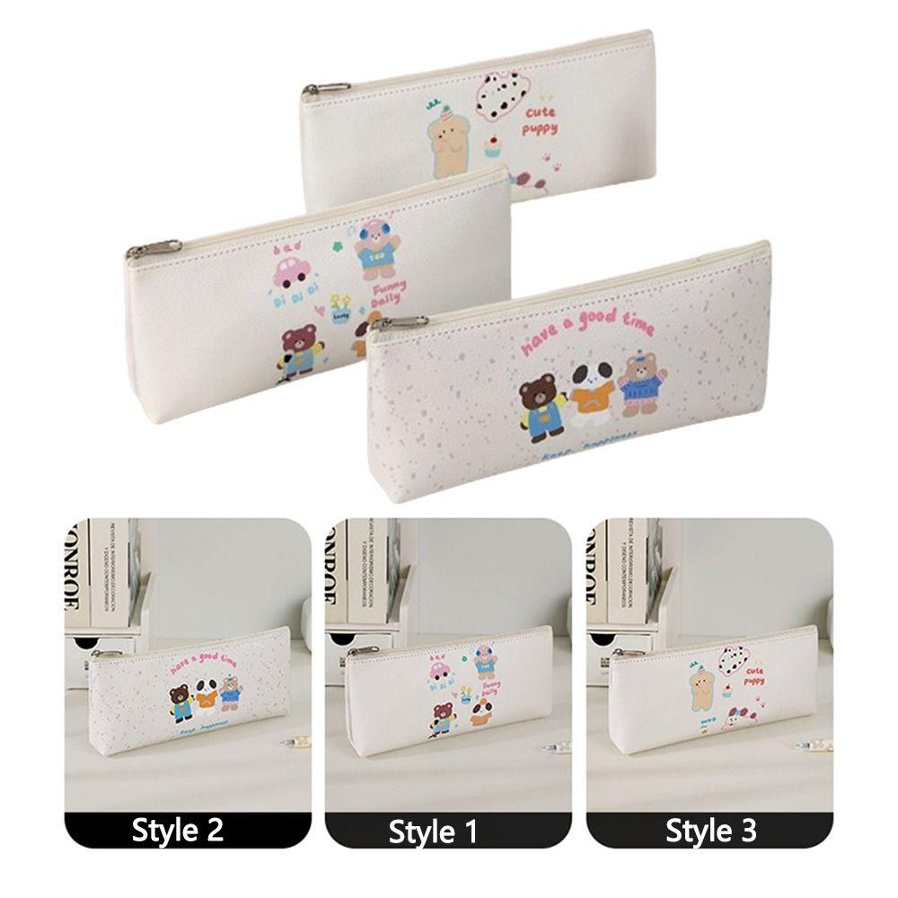 INS Bear Pencil Pouch Cartoon Bear Printed Stationery Storage Bag Office Supplies Style 1
INS Bear Pencil Pouch Cartoon Bear Printed Stationery Storage Bag Office Supplies Style 1