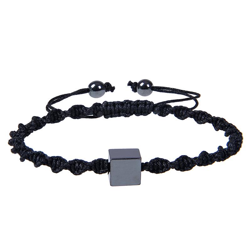 Плетеный браслет из синего тигрового глаза 12 мм и черного магнетита - Украшения ручной работы для пар
Плетеный браслет из синего тигрового глаза 12 мм и черного магнетита - Украшения ручной работы для пар