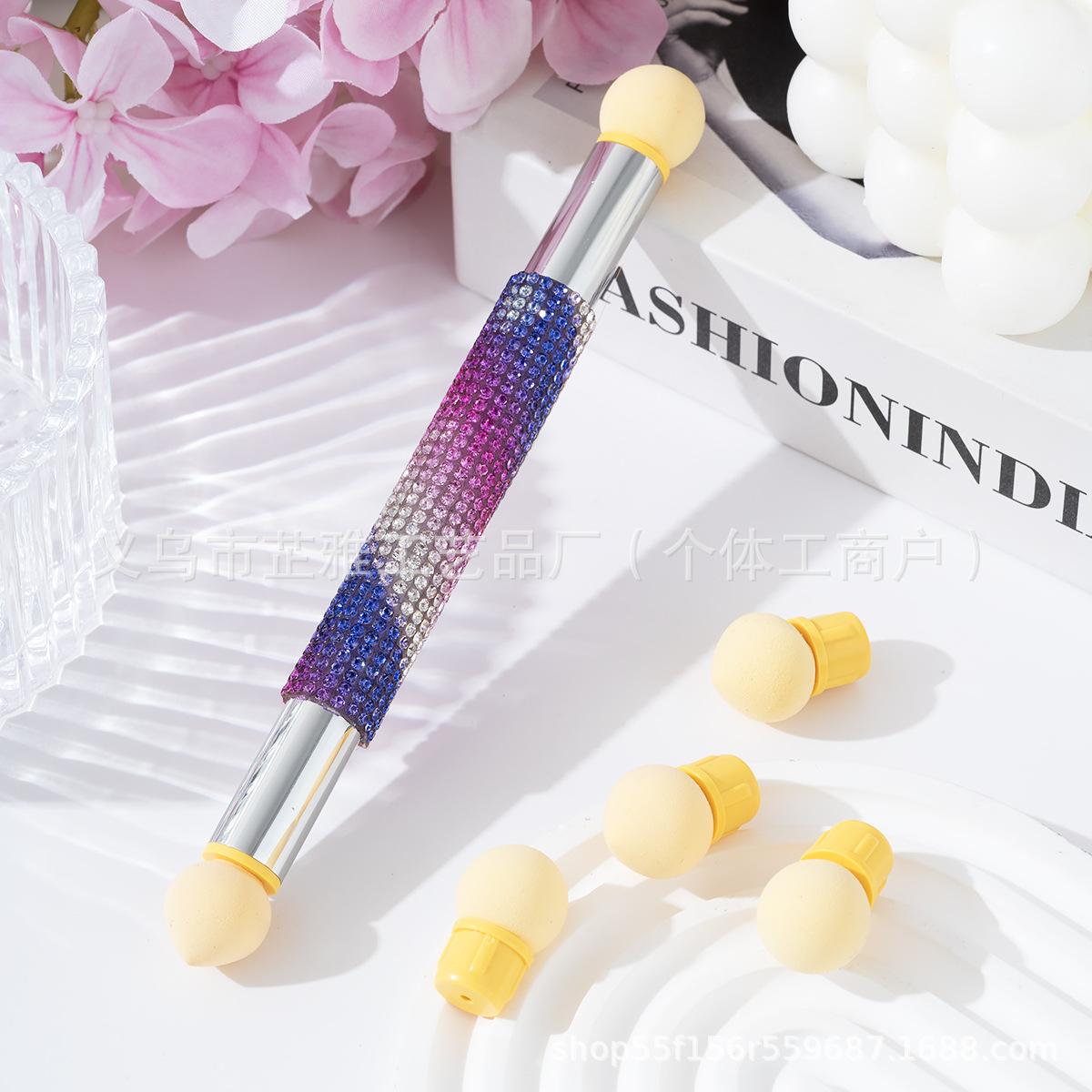 Diamond-encrusted single sponge pen head sponge smudge nail pen, double-headed sponge smudge pen single 4 replacements
Diamond-encrusted single sponge pen head sponge smudge nail pen, double-headed sponge smudge pen single 4 replacements