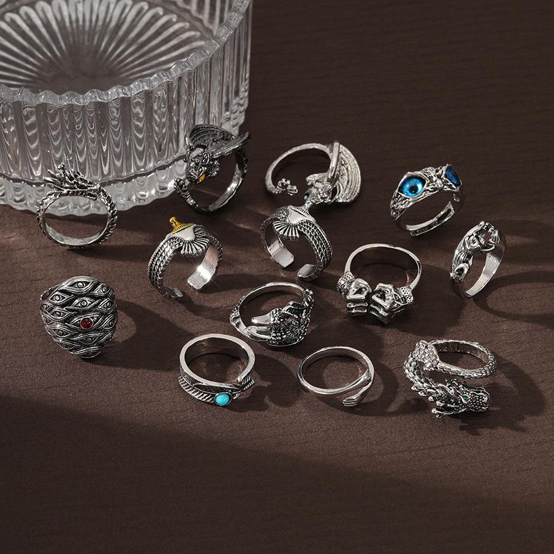 Hot Sale Men s Hip Hop Trend Retro Temperament Jewelry Zinc Alloy Opening Adjustable Ring
Hot Sale Men s Hip Hop Trend Retro Temperament Jewelry Zinc Alloy Opening Adjustable Ring