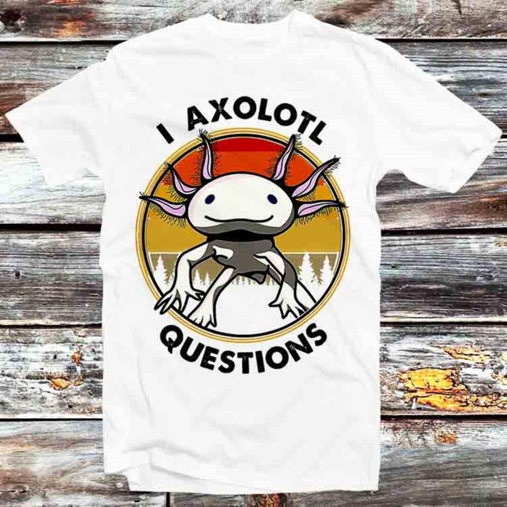 230GSM 100% Cotton T-Shirt I Axolotl Questions Funny Axolotl Salamander T Shirt Vintage Retro Cool Gift Mens Womens Unisex Cartoon Anime Top Tee B706 XS белый
230GSM 100% Cotton T-Shirt I Axolotl Questions Funny Axolotl Salamander T Shirt Vintage Retro Cool Gift Mens Womens Unisex Cartoon Anime Top Tee B706 XS белый