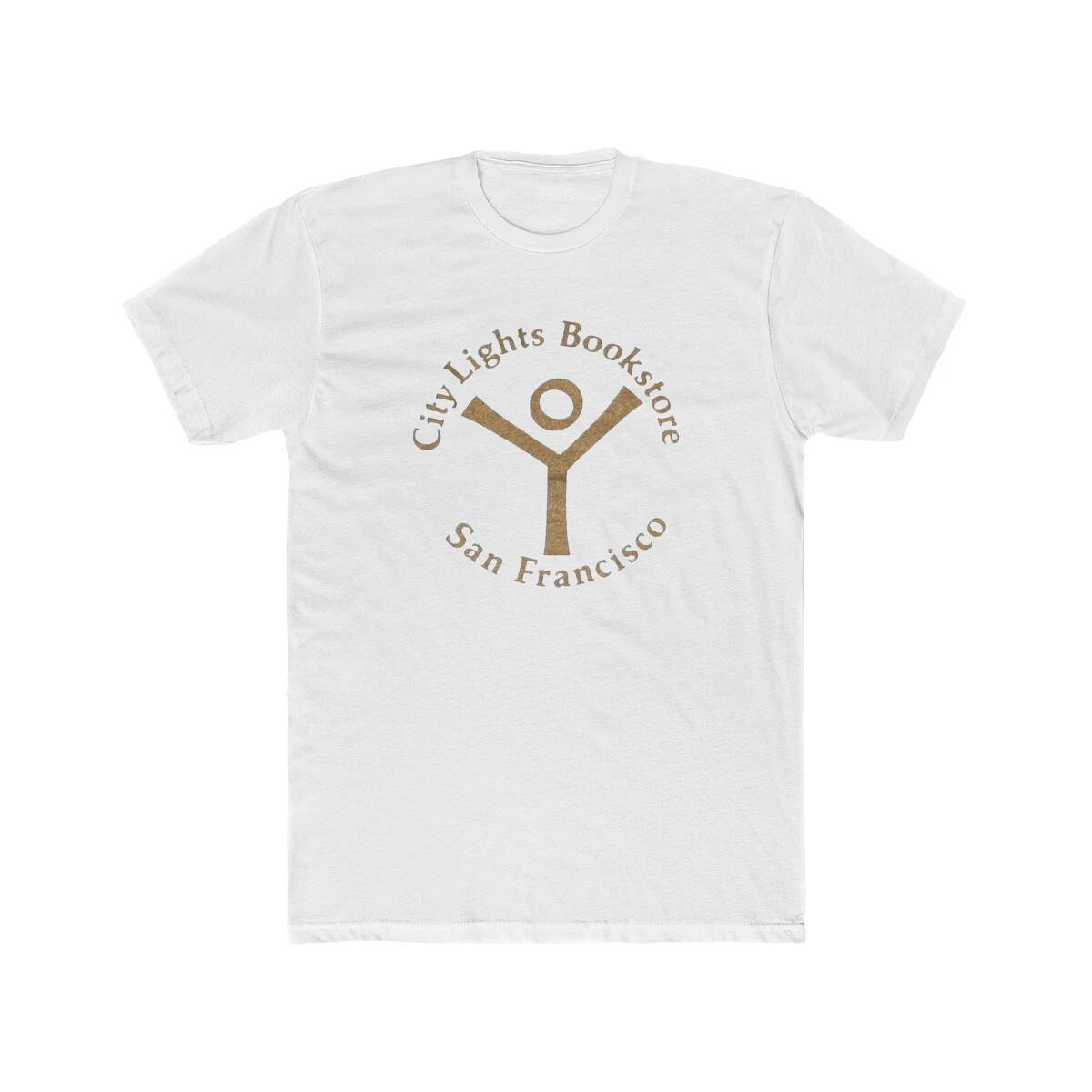 City Lights Gay Bookstore Men s Cotton Crew Tee San Francisco California L
City Lights Gay Bookstore Men s Cotton Crew Tee San Francisco California L