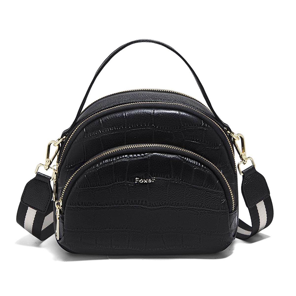 FOXER Brand Genuine Leather Top-handle Bag Women s Shoulder Bag 2026 New Chic Female Shell Bag Luxury Brand Crossbody Purse
FOXER Brand Genuine Leather Top-handle Bag Women s Shoulder Bag 2026 New Chic Female Shell Bag Luxury Brand Crossbody Purse