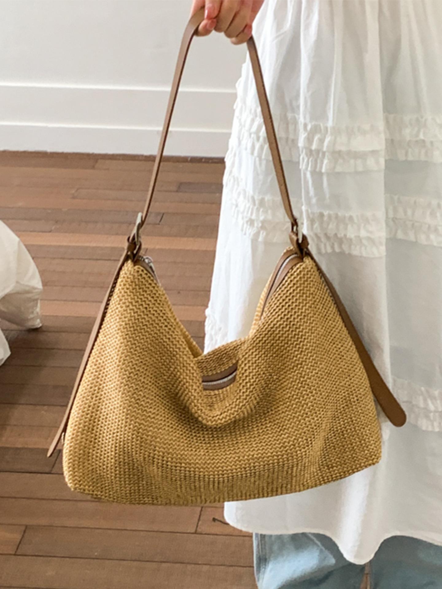 This year, the popular straw bag women s 2025 new large-capacity shoulder messenger tote seaside vacation beach bag коричневий
This year, the popular straw bag women s 2025 new large-capacity shoulder messenger tote seaside vacation beach bag коричневий