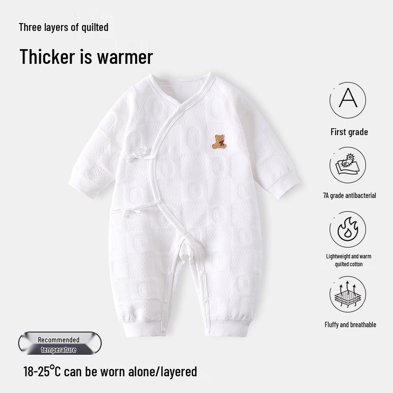 Стеганый хлопковый детский комбинезон на все сезоны - Унисекс ромпер 52cm
Стеганый хлопковый детский комбинезон на все сезоны - Унисекс ромпер 52cm