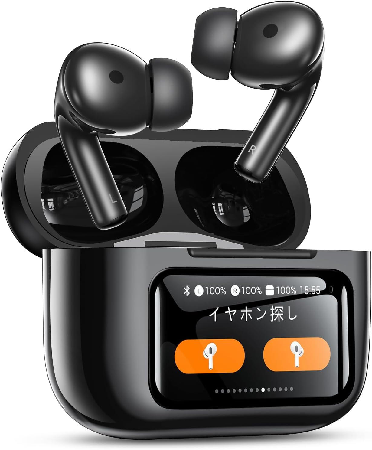 Wireless Bluetooth ANC Noise Up to 32 Hours of Touchscreen for Sports and Black Earbuds, 5.4, Cancelling, Playback, Control, Type-C Charging, Hi-Fi, чорний
Wireless Bluetooth ANC Noise Up to 32 Hours of Touchscreen for Sports and Black Earbuds, 5.4, Cancelling, Playback, Control, Type-C Charging, Hi-Fi, чорний