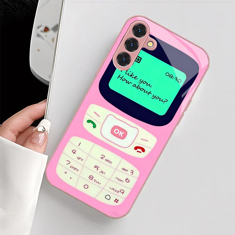 Creative phone pattern glass phone case suitable for Samsung Galaxy S26 S25 S24 S23 S22 S20 FE/Ultra/Plus shockproof back cover GalaxyS25
Creative phone pattern glass phone case suitable for Samsung Galaxy S26 S25 S24 S23 S22 S20 FE/Ultra/Plus shockproof back cover GalaxyS25