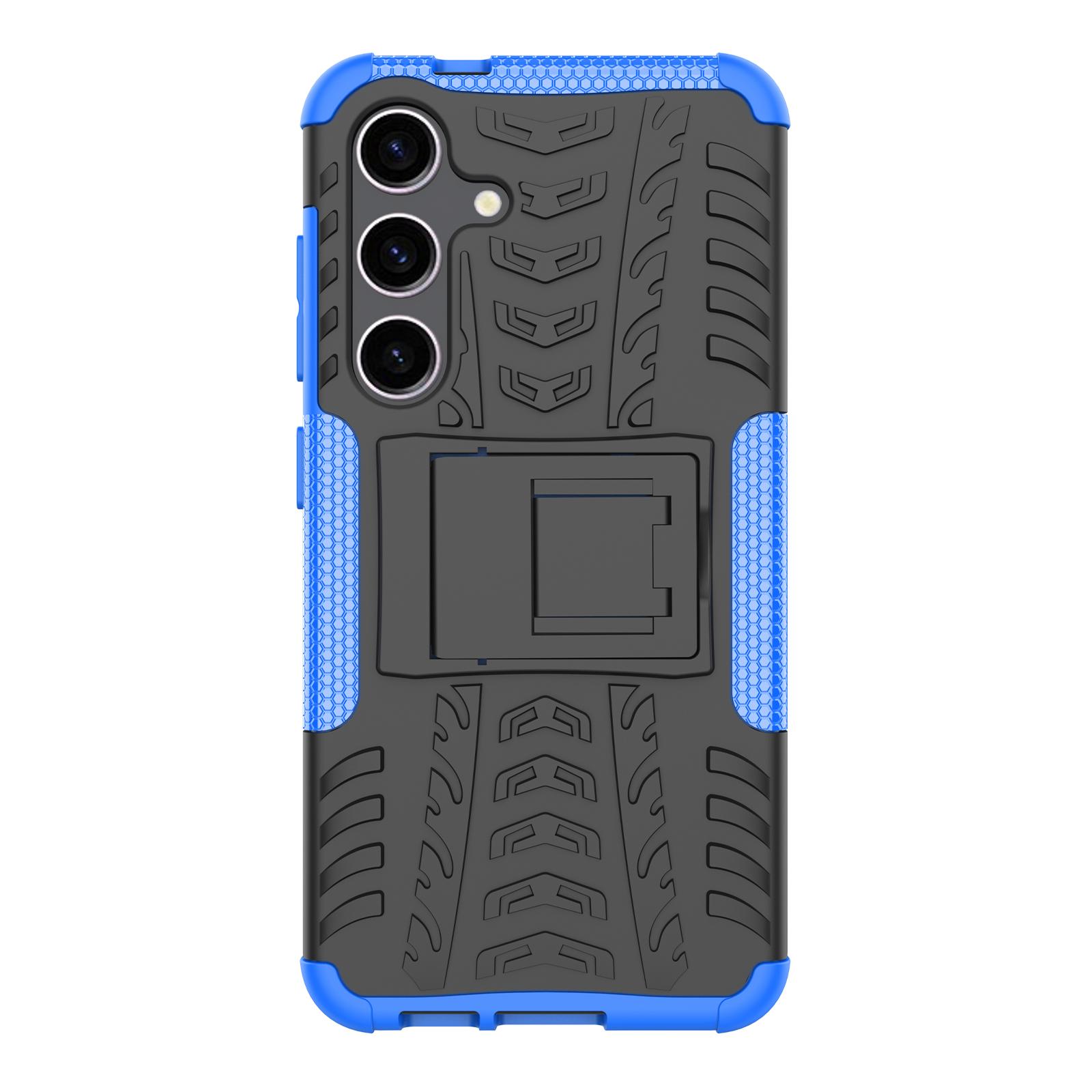 For Samsung Galaxy S24 Tyre Pattern Phone Case Kickstand PC+TPU Shockproof Phone Cover Blue
For Samsung Galaxy S24 Tyre Pattern Phone Case Kickstand PC+TPU Shockproof Phone Cover Blue