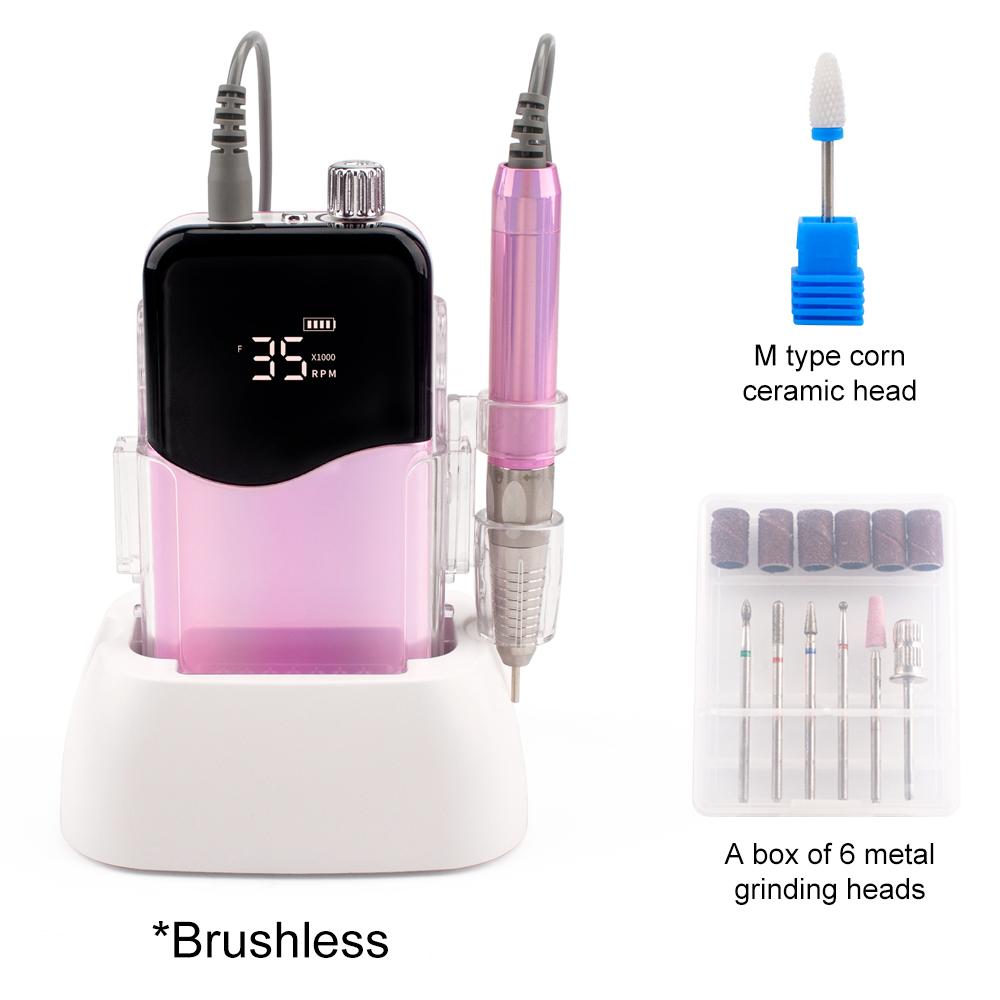 BEPAN Brushless Plating Pink Handpiece 35000RPM Portable Nail Drill Machine File Acrylic Gel Nails Salon Use US
BEPAN Brushless Plating Pink Handpiece 35000RPM Portable Nail Drill Machine File Acrylic Gel Nails Salon Use US