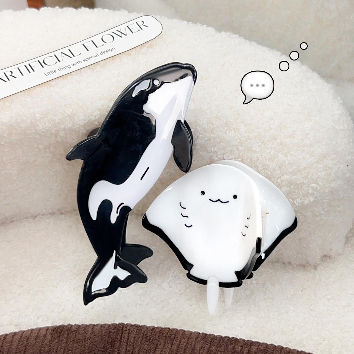 1pc Marine Biological Blue Whale Fish Clip with a High-end Feel, Cute Acetate Hair Clip Posterior Temple Hair Dressing and Shark
1pc Marine Biological Blue Whale Fish Clip with a High-end Feel, Cute Acetate Hair Clip Posterior Temple Hair Dressing and Shark