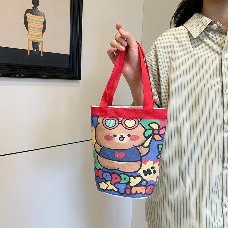 Oil painting style handbag cute printed shoulder bag bucket portable tote bag cartoon student canvas bag bag жовтий
Oil painting style handbag cute printed shoulder bag bucket portable tote bag cartoon student canvas bag bag жовтий