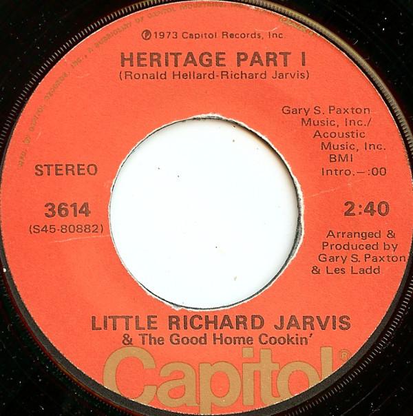7-дюймовая пластинка RICHARD JARVIS & THE GOOD HOME COOK - Heritage Part I 3614 Capitol Records 1973 США Рок Б/У
7-дюймовая пластинка RICHARD JARVIS & THE GOOD HOME COOK - Heritage Part I 3614 Capitol Records 1973 США Рок Б/У