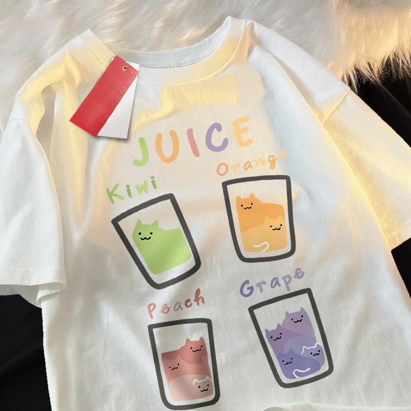 Siblings Tshirts Women Juice Fruit Cup Cat Tshirt Short Sleeve Soft Street Casual Siblings Short Sleeve Oversized T Shirt 4XL
Siblings Tshirts Women Juice Fruit Cup Cat Tshirt Short Sleeve Soft Street Casual Siblings Short Sleeve Oversized T Shirt 4XL