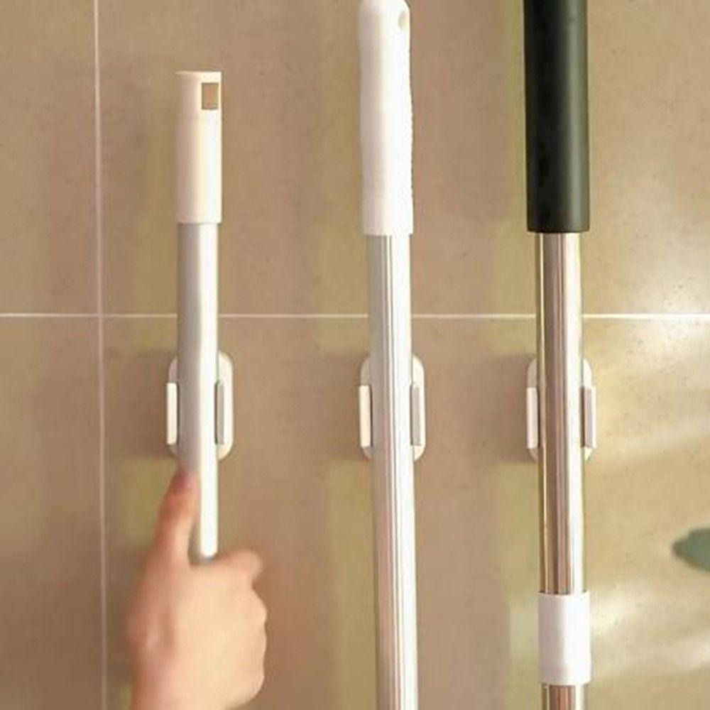 White Mop Broom Holder Self Adhesive Mop Clip Practical Electric Toothbrush Holder for Kitchen білий
White Mop Broom Holder Self Adhesive Mop Clip Practical Electric Toothbrush Holder for Kitchen білий