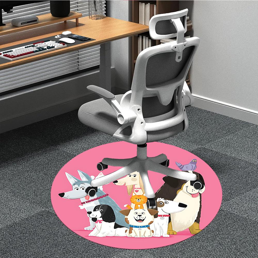 1pc Dogs And Cats Chair Carpet for Office Non Slip, Machine Washable Rug for Office, Room Holiday Decor for Christmas, Birthday Polyester 80cm
1pc Dogs And Cats Chair Carpet for Office Non Slip, Machine Washable Rug for Office, Room Holiday Decor for Christmas, Birthday Polyester 80cm
