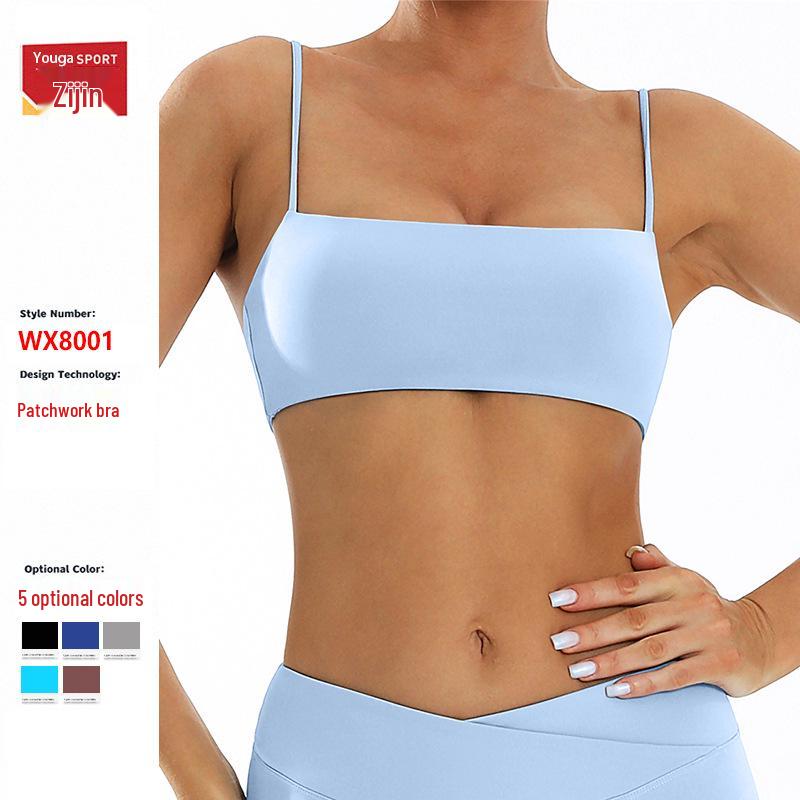 Quick-Dry Nude Feel Yoga Sports Bra - Inner Tank Top with Beautiful Back Design L темно-синього кольору
Quick-Dry Nude Feel Yoga Sports Bra - Inner Tank Top with Beautiful Back Design L темно-синього кольору