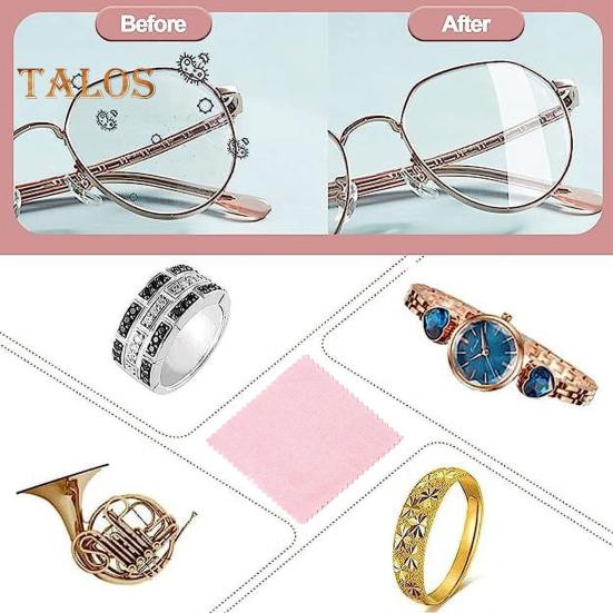 20 Pcs Jewelry Cleaning Cloth 3 x 3 Small Polishing Cloth for Silver Gold Platinum Coin Ring Bracelet Pearl Glasses Watches рожевий
20 Pcs Jewelry Cleaning Cloth 3 x 3 Small Polishing Cloth for Silver Gold Platinum Coin Ring Bracelet Pearl Glasses Watches рожевий
