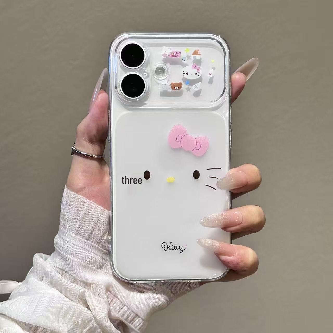 Pink KT Cat Large Window Drop-Proof Soft Phone Case for Apple 17 Pro Max, 16, 15, 14P, 12 Apple 11 Pro Max
Pink KT Cat Large Window Drop-Proof Soft Phone Case for Apple 17 Pro Max, 16, 15, 14P, 12 Apple 11 Pro Max