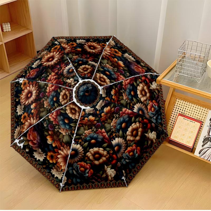 Floral Umbrella Design 16 Theme Automatic Umbrella Compact 8-Rib Design Sturdy Construction Durable Umbrella Stylish Accessory
Floral Umbrella Design 16 Theme Automatic Umbrella Compact 8-Rib Design Sturdy Construction Durable Umbrella Stylish Accessory