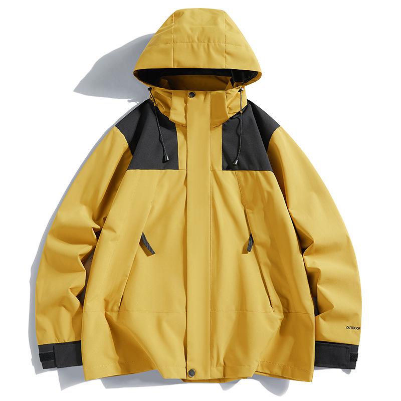 Unisex Color Block Windbreaker with Detachable Hood – Waterproof & Windproof S
Unisex Color Block Windbreaker with Detachable Hood – Waterproof & Windproof S