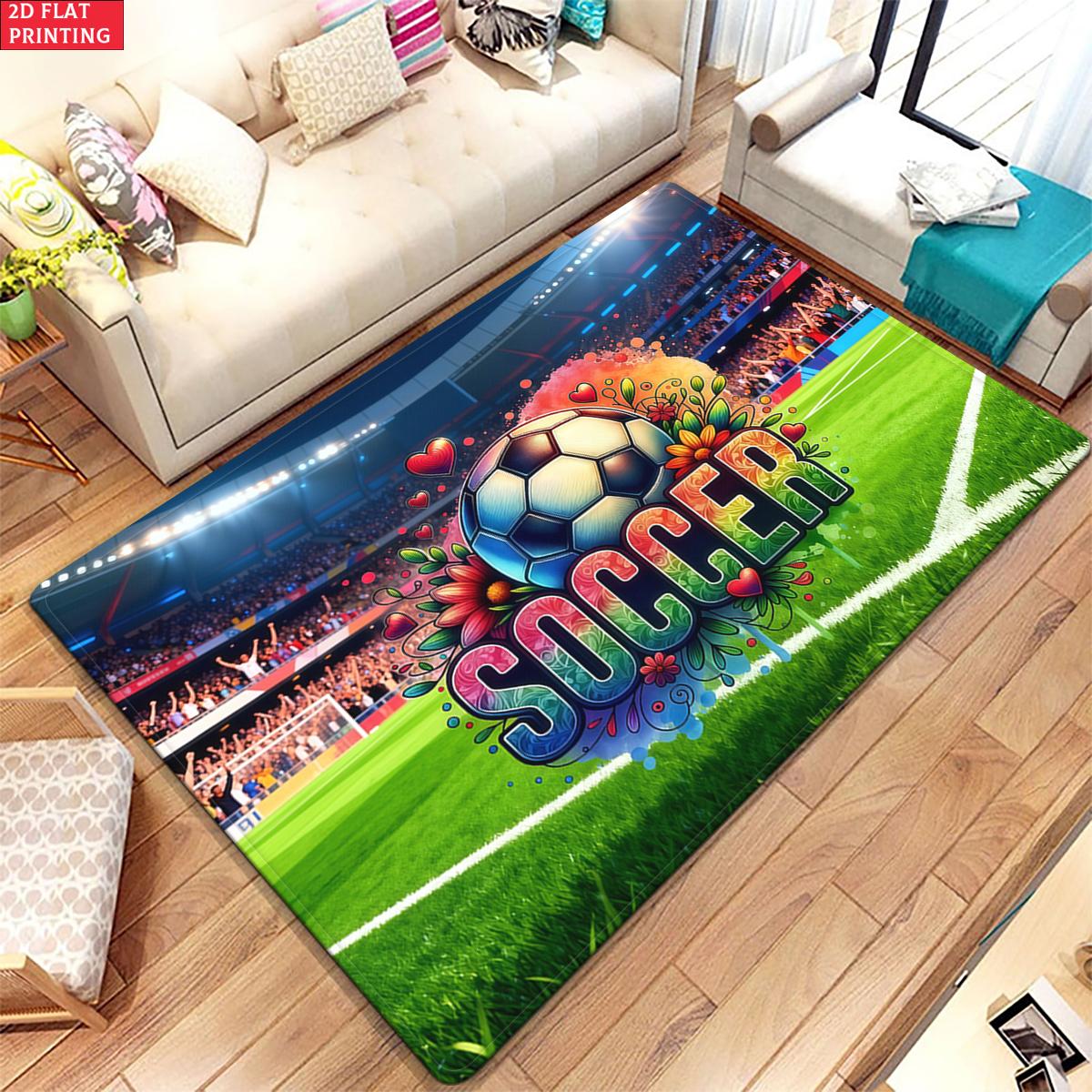 Soccer Floral Print Large Room Carpet Non Slip Cartoon Kids Bedroom Living Room Floor Mat Home Decor Children s Play Carpet 40x60cm(15x23 in)
Soccer Floral Print Large Room Carpet Non Slip Cartoon Kids Bedroom Living Room Floor Mat Home Decor Children s Play Carpet 40x60cm(15x23 in)