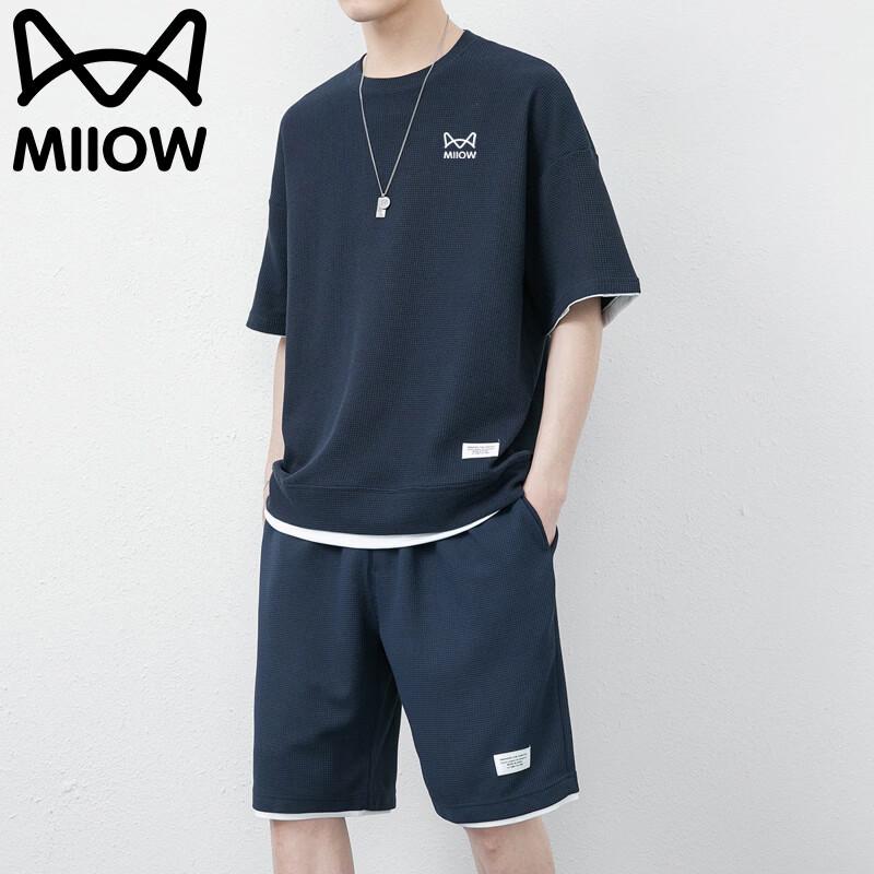 MiiOW Men s Summer Short Sleeve T-shirt & Shorts Set 2XL
MiiOW Men s Summer Short Sleeve T-shirt & Shorts Set 2XL