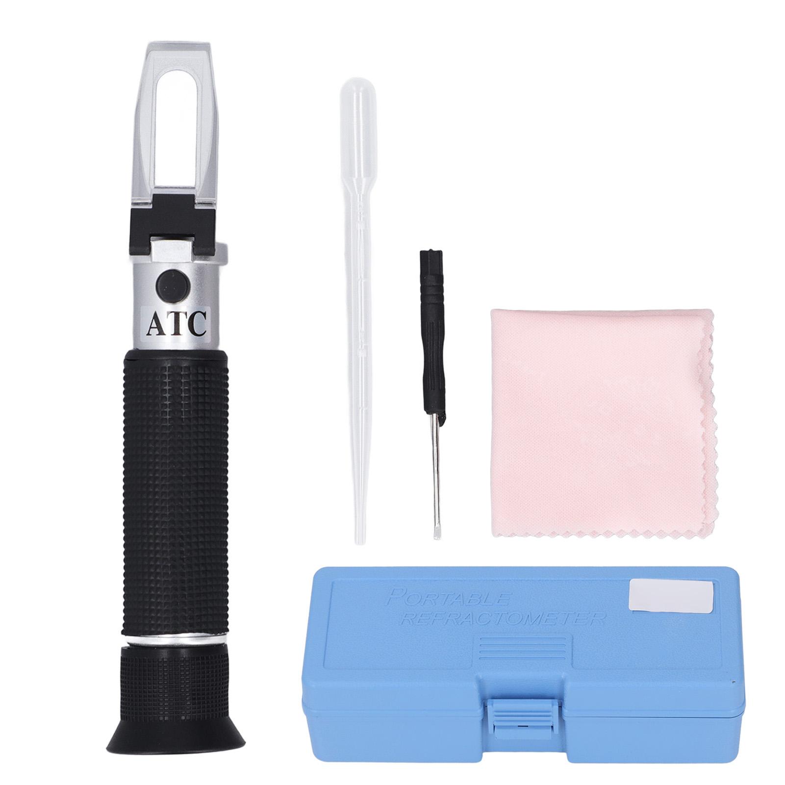 Salinity Refractometer Double Scale 0100 PPT 1.0001.070 Portable ATC Salinity Meter for Aquarium
Salinity Refractometer Double Scale 0100 PPT 1.0001.070 Portable ATC Salinity Meter for Aquarium