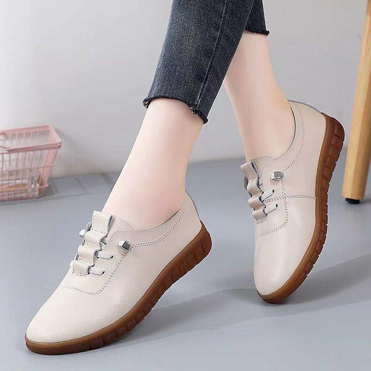 Туфли для мам с мягкой подошвой, весна 2024, новые женские туфли, нескользящие, повседневные, на плоской подошве, женские, удобные, маленькие белые туфли с подошвой из говяжьих сухожилий 40
Туфли для мам с мягкой подошвой, весна 2024, новые женские туфли, нескользящие, повседневные, на плоской подошве, женские, удобные, маленькие белые туфли с подошвой из говяжьих сухожилий 40