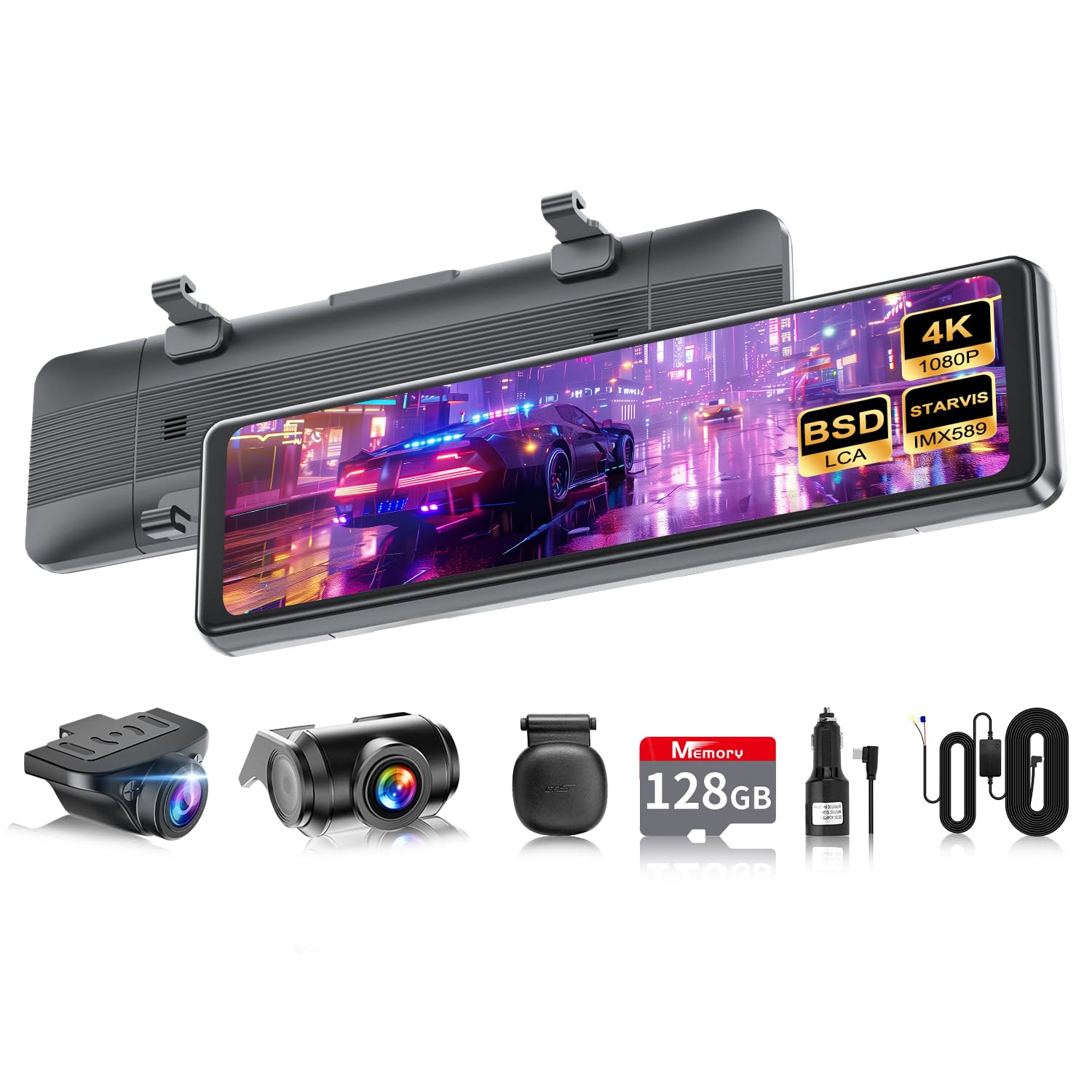 separate 128GB card BSD driving cable separate dashcam 4k Rear IMX415 8 voice WDR parking radio interference night vision recording and rear digital
separate 128GB card BSD driving cable separate dashcam 4k Rear IMX415 8 voice WDR parking radio interference night vision recording and rear digital