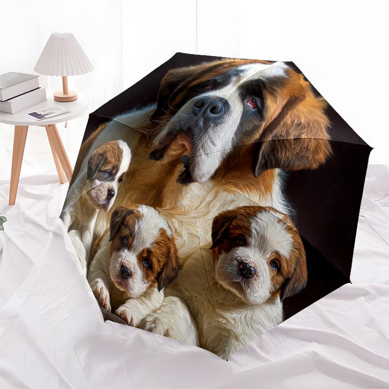 A Group of Animals pattern, automatic folding umbrella, portable and foldable design, 8 ribs, a Christmas or birthday gift.
A Group of Animals pattern, automatic folding umbrella, portable and foldable design, 8 ribs, a Christmas or birthday gift.