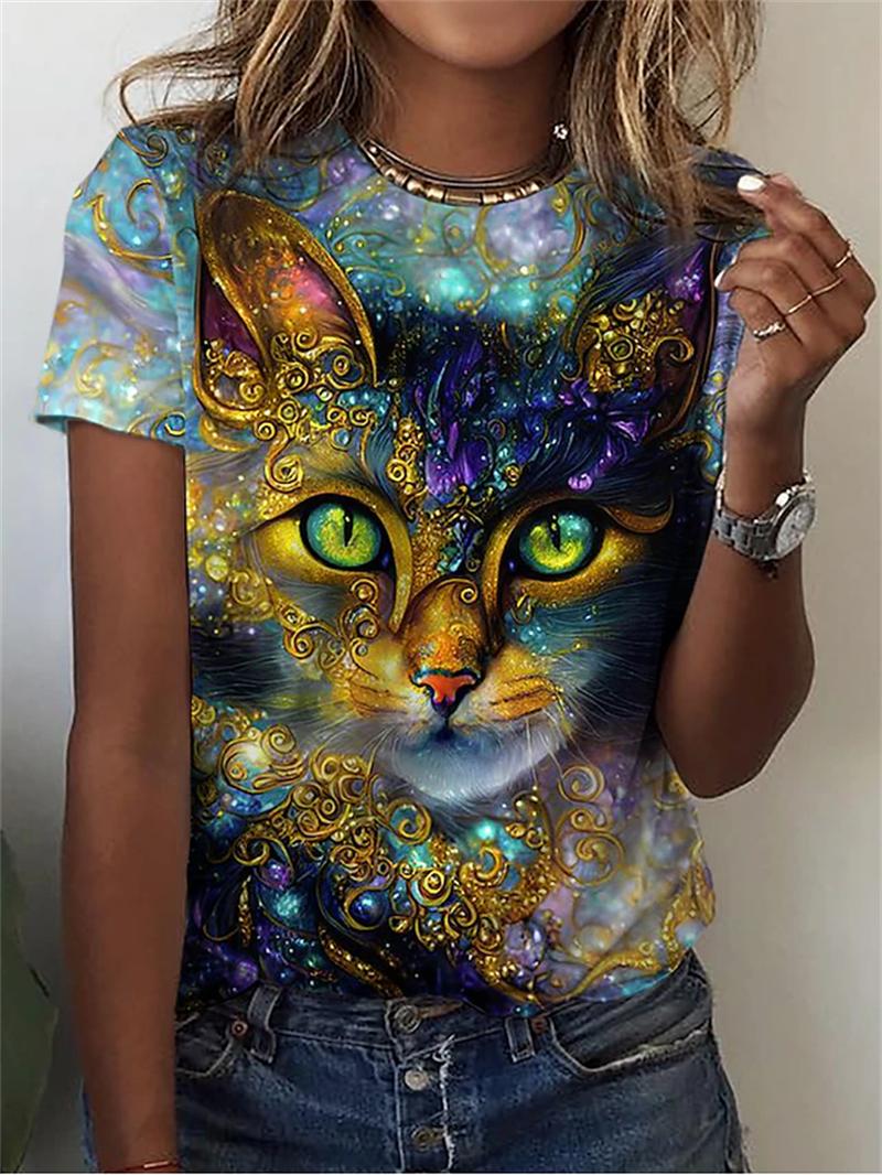Fashion Female Tees Tops Kawaii Clothes Girls Harujuku Tshirt Summer O-Neck Top Women Clothing XL
Fashion Female Tees Tops Kawaii Clothes Girls Harujuku Tshirt Summer O-Neck Top Women Clothing XL
