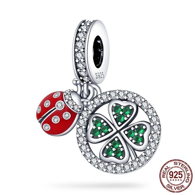 Стерлингового серебра 925 пробы, бабочка, божья коровка, кактус, счастливый четырехлистный клевер, висячие подвески, подходят для браслета, оригинальные ювелирные изделия 925 серебряный
Стерлингового серебра 925 пробы, бабочка, божья коровка, кактус, счастливый четырехлистный клевер, висячие подвески, подходят для браслета, оригинальные ювелирные изделия 925 серебряный