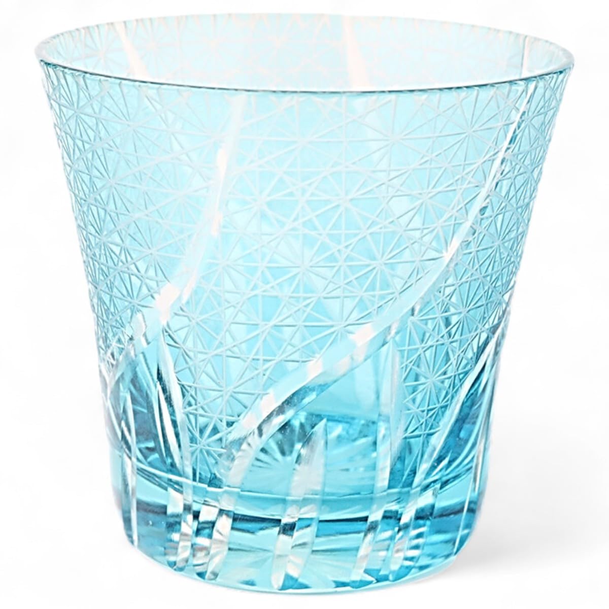 Mizukage Kiriko Glass Cup 240cc Ranbori Komon Aqua New Color Bisho Current Model J-kitchens 94xH85mm
Mizukage Kiriko Glass Cup 240cc Ranbori Komon Aqua New Color Bisho Current Model J-kitchens 94xH85mm