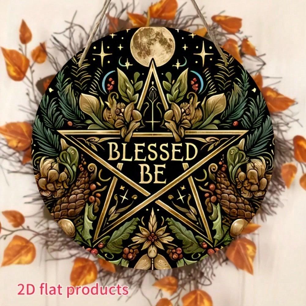 Metal Wall Art Vintage Pentagram Witchcraft Decor Rustic Sign for Living Room
Metal Wall Art Vintage Pentagram Witchcraft Decor Rustic Sign for Living Room
