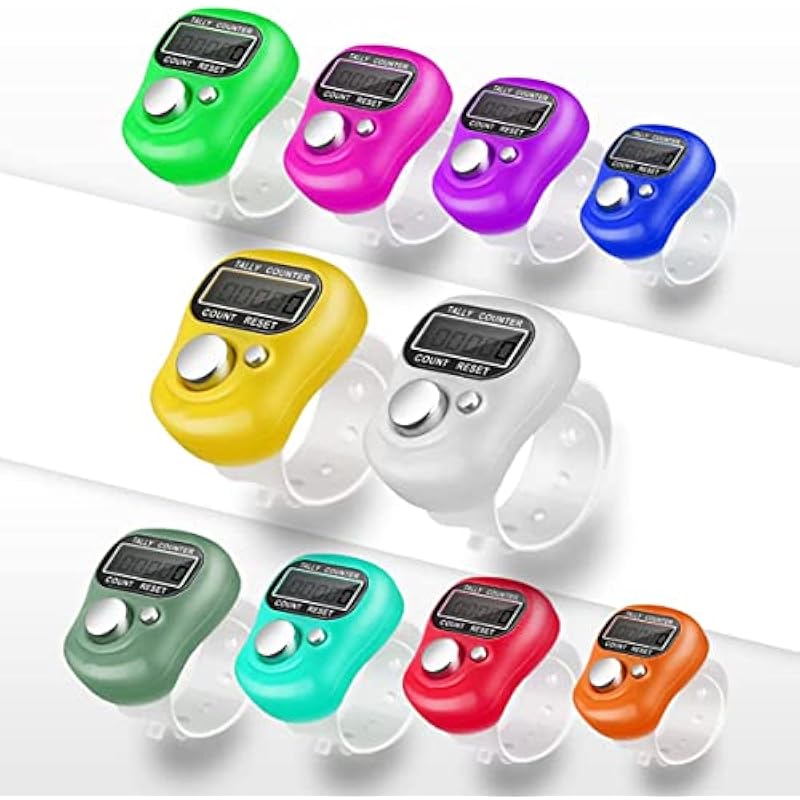 Glun Multiuse Finger Counter Portable Hand Finger Counting Machine Digital Head Electronic Tally Counter Pack Of 3 0
Glun Multiuse Finger Counter Portable Hand Finger Counting Machine Digital Head Electronic Tally Counter Pack Of 3 0