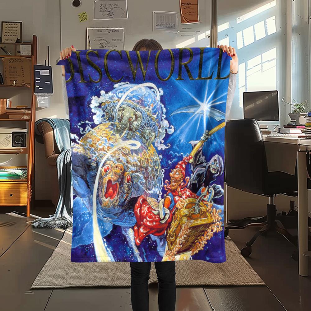 1Pc Discworld Fantasy Print Flannel Blanket, High quality Comfortable for All Seasons, Home Decor, Warmth and Comfort, Perfect for Christmas Gifts 36 80cm x 120cm
1Pc Discworld Fantasy Print Flannel Blanket, High quality Comfortable for All Seasons, Home Decor, Warmth and Comfort, Perfect for Christmas Gifts 36 80cm x 120cm