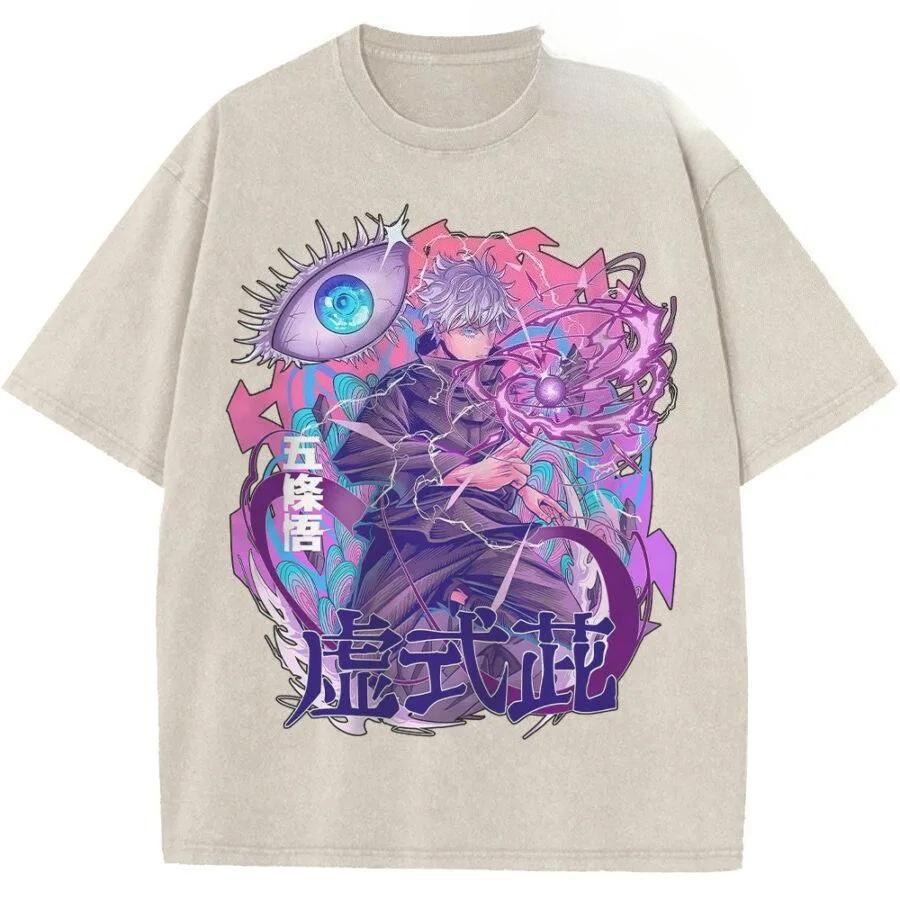 Anime Jujutsu Kaisen Gojo Satoru Graphic T Shirt Men Women Clothing Casual Loose Tshirt Washed Cotton Tee Harajuku Male Tshirt S
Anime Jujutsu Kaisen Gojo Satoru Graphic T Shirt Men Women Clothing Casual Loose Tshirt Washed Cotton Tee Harajuku Male Tshirt S