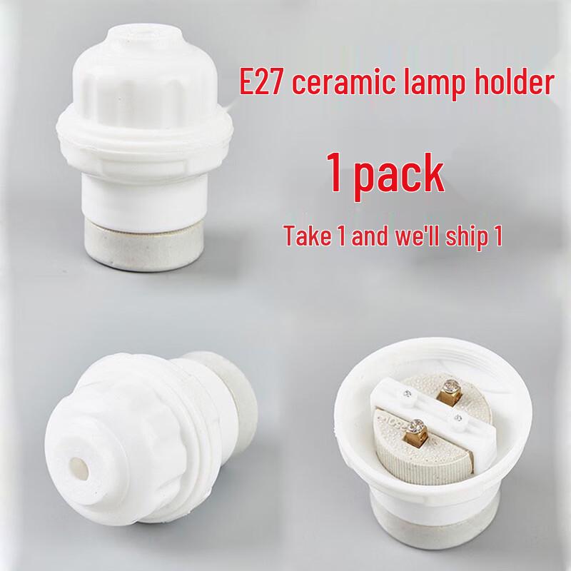 Brangdy E27 Flame Retardant Ceramic Lamp Holder N/A
Brangdy E27 Flame Retardant Ceramic Lamp Holder N/A