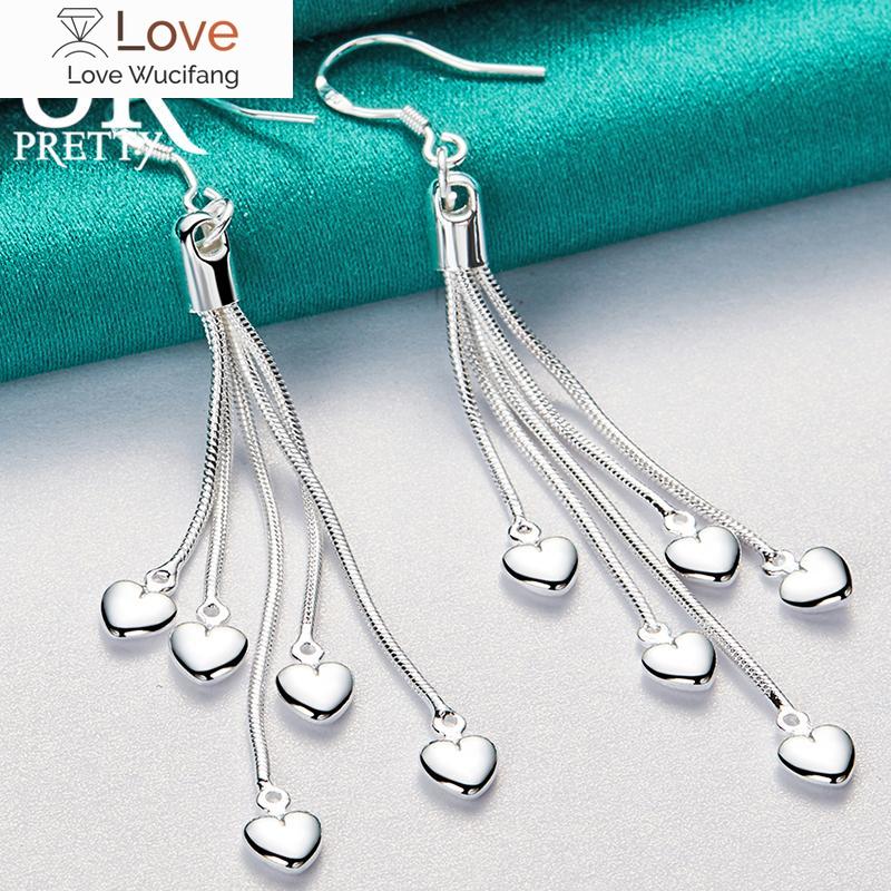 Серьги-подвески Five Love Snake из стерлингового серебра 925 пробы для женщин, свадебных украшений, помолвок, рождественских подарков
Серьги-подвески Five Love Snake из стерлингового серебра 925 пробы для женщин, свадебных украшений, помолвок, рождественских подарков