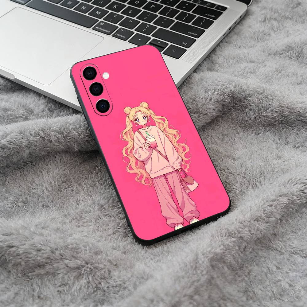Sailor M-Moon-Usagi Tsukino Soft Silicone phone Case for Samsung Galaxy A73/A71/A72/A70/A53/A52/A51 - Black Samsung a714g
Sailor M-Moon-Usagi Tsukino Soft Silicone phone Case for Samsung Galaxy A73/A71/A72/A70/A53/A52/A51 - Black Samsung a714g