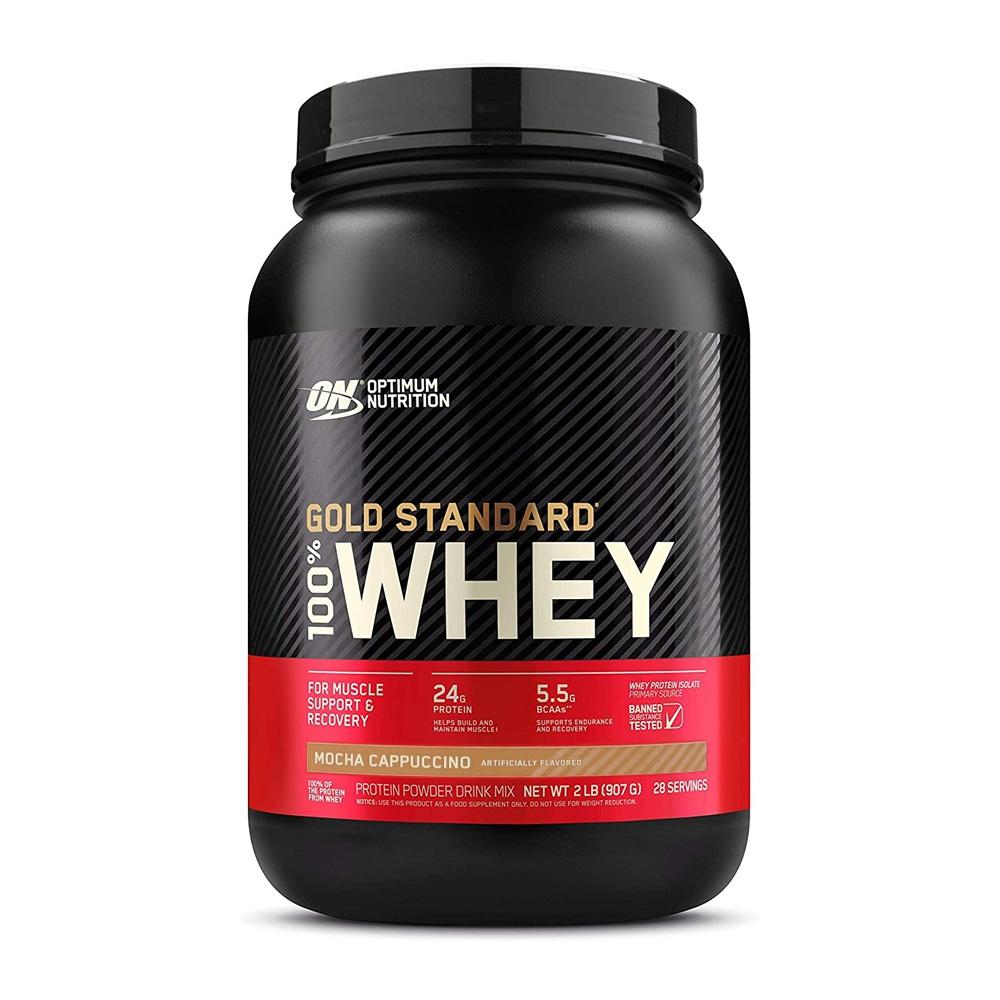 Gold Standard 100% Whey Protein Powder Drink Mix Mocha Cappuccino 28 Servings, 2 lb
Gold Standard 100% Whey Protein Powder Drink Mix Mocha Cappuccino 28 Servings, 2 lb