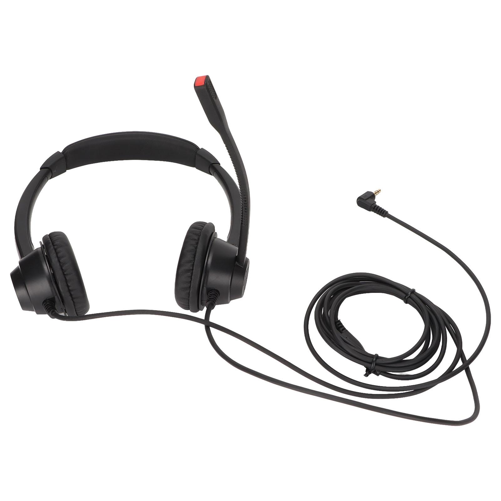 2.5mm Office Headset Dual Ear Telephone Headphone with Noise Cancelling Microphone for Phone Sales
2.5mm Office Headset Dual Ear Telephone Headphone with Noise Cancelling Microphone for Phone Sales