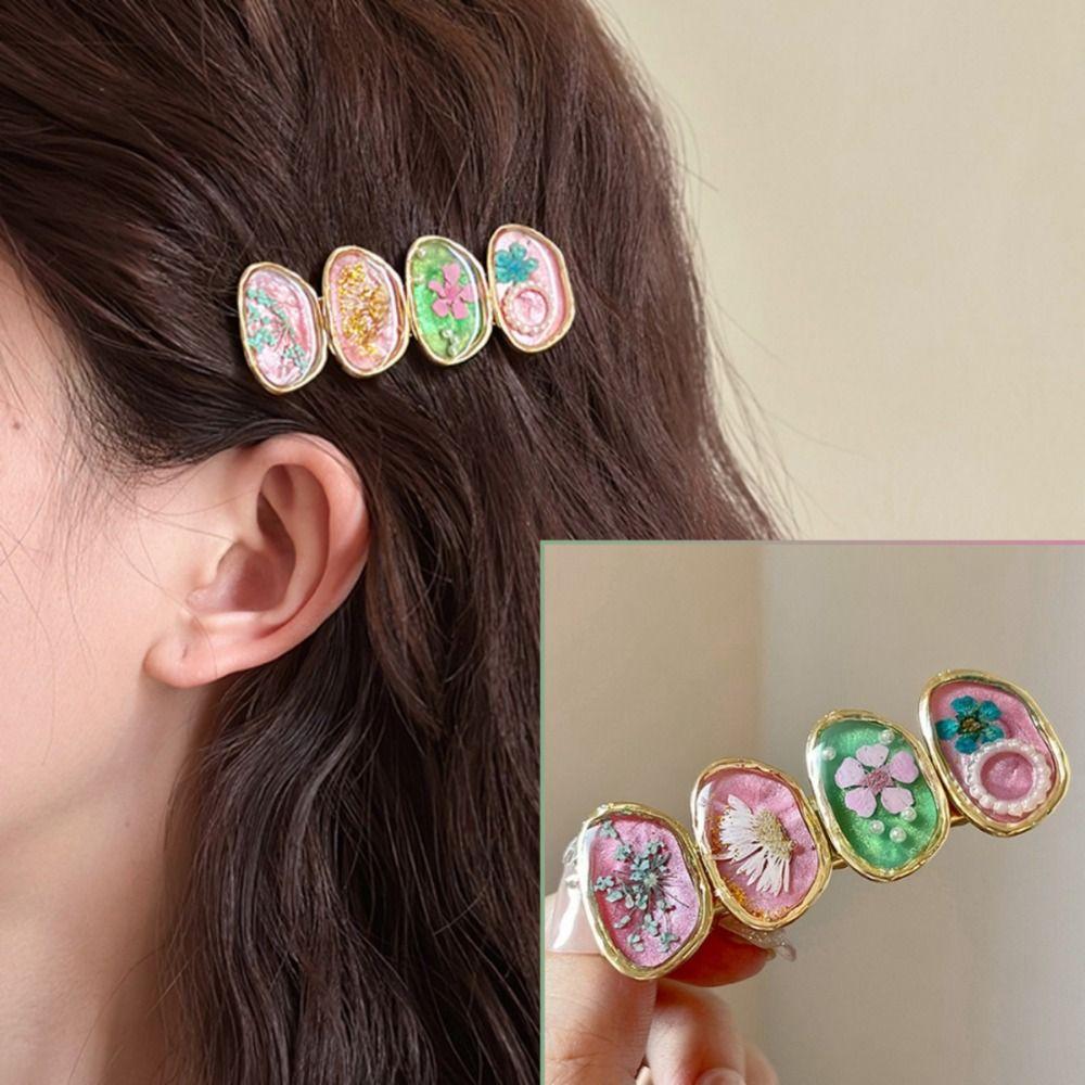 Sweet Style Colorful Hairpin Mini Flower Roundness Barrettes Duckbill Clip Hair Styling Style D
Sweet Style Colorful Hairpin Mini Flower Roundness Barrettes Duckbill Clip Hair Styling Style D