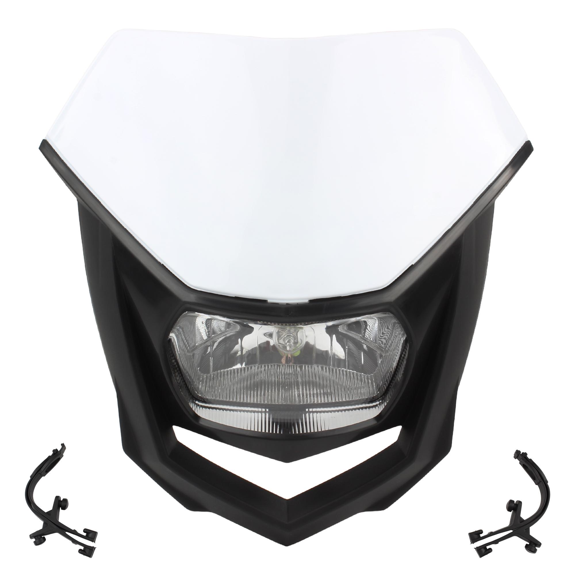Motorcycle Dirt Bike Halogen Headlight Plate For Honda Kawasaki Yamaha Moto Universal Accessories Head Light Enduro Headlamp
Motorcycle Dirt Bike Halogen Headlight Plate For Honda Kawasaki Yamaha Moto Universal Accessories Head Light Enduro Headlamp
