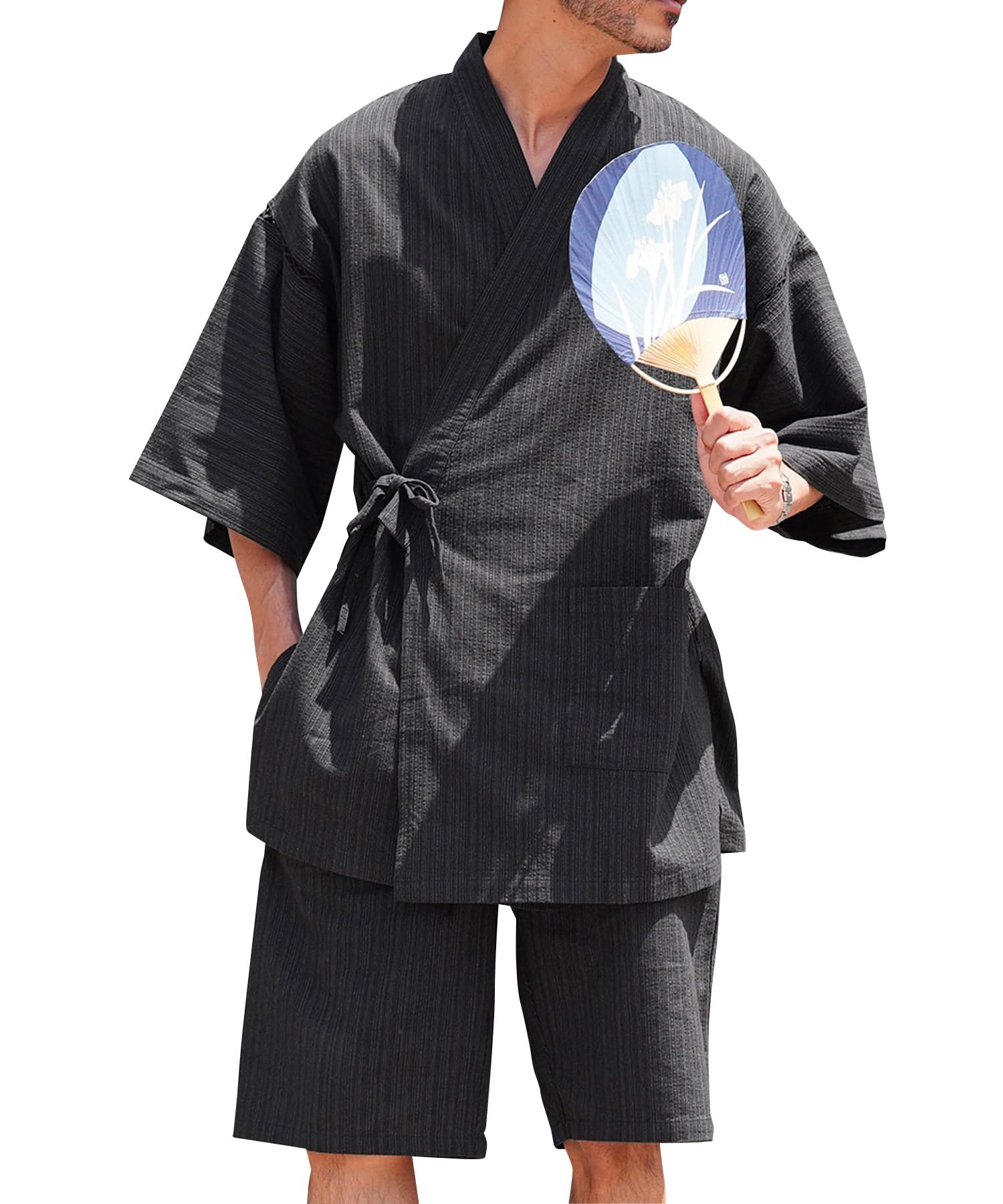 Shop Jinbei XL A Kuro Kirisame Top and Bottom Set Jinbei Cotton Japanese Clothes Shijira Weave Day Sleepwear Loungewear Summer Clothes Festival
Shop Jinbei XL A Kuro Kirisame Top and Bottom Set Jinbei Cotton Japanese Clothes Shijira Weave Day Sleepwear Loungewear Summer Clothes Festival