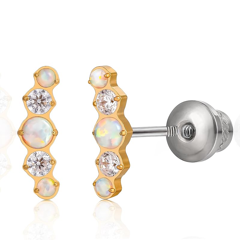 Limerencia hypoallergenic pure titanium earrings medical use Leaving the second piercing on titanium Compatible with metal allergies screw type
Limerencia hypoallergenic pure titanium earrings medical use Leaving the second piercing on titanium Compatible with metal allergies screw type
