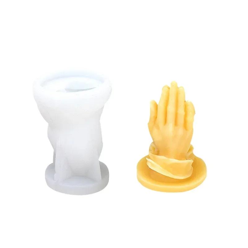 1PC Hand Prayer Candle Silicone Mold 3D Finger Crafts Gypsum Resin Cement Mould Hand Soap Making Tool
1PC Hand Prayer Candle Silicone Mold 3D Finger Crafts Gypsum Resin Cement Mould Hand Soap Making Tool