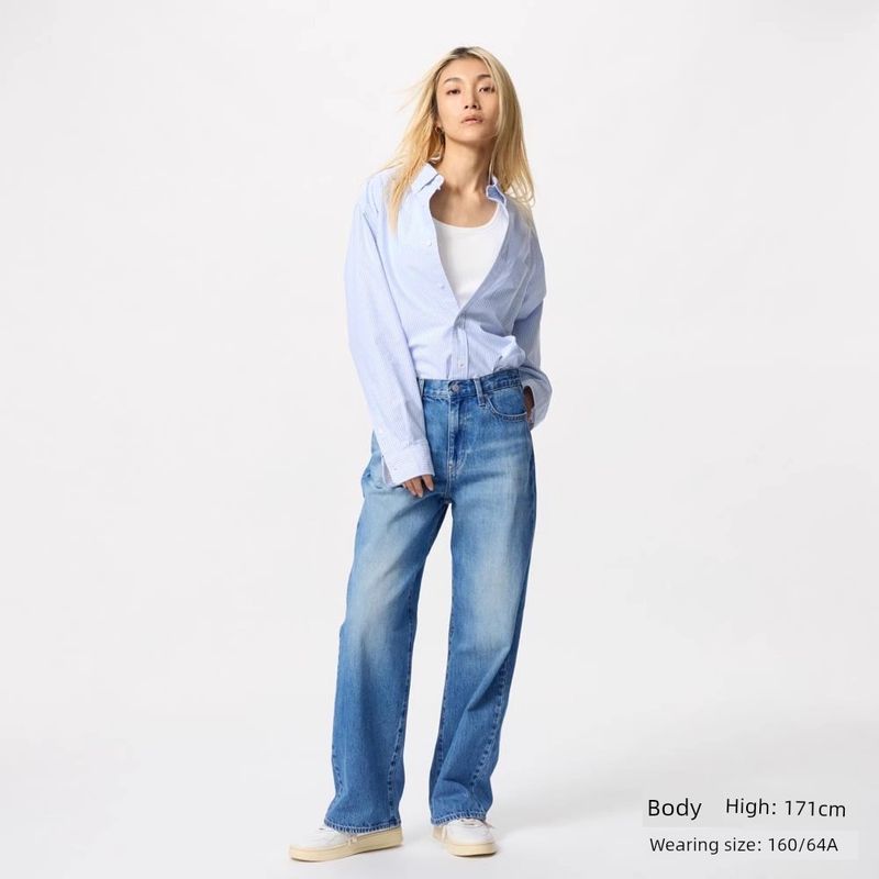 Fitting Room Women s Clothing Loose Straight-leg Denim/Washed Product/Wide Pants High Waist Casual 25 New Arrival 474934 64 Lake Blue EUR28
Fitting Room Women s Clothing Loose Straight-leg Denim/Washed Product/Wide Pants High Waist Casual 25 New Arrival 474934 64 Lake Blue EUR28
